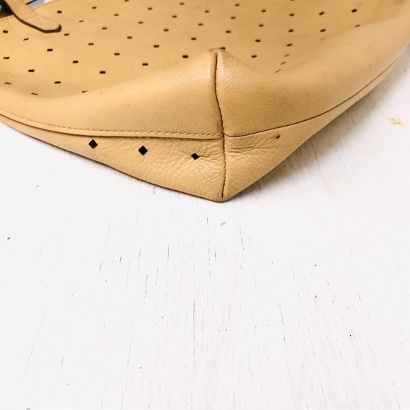 Madewell Mini Transport Preforated Tote Bag Purse Handbag Leather - Picture 4 of 16